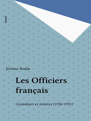 cover image of Les Officiers français